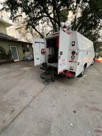 Magnet Plumbing service vehicle on-site for Faucet Repair in Holiday Harbors